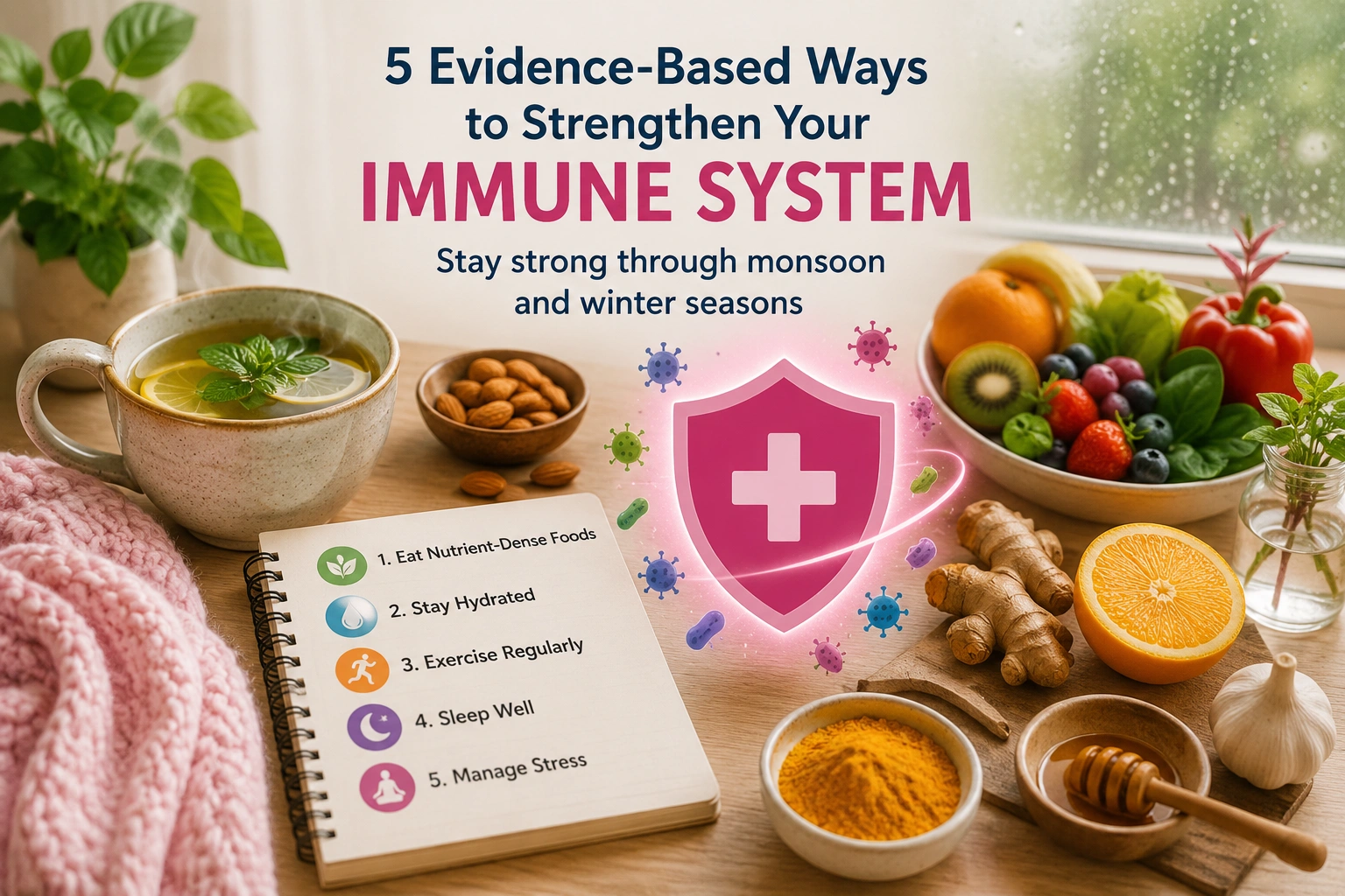 Article about seasonal immunity boosters